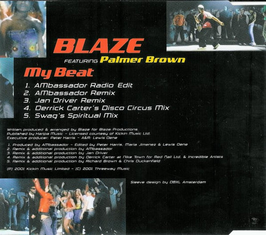 Blaze Featuring Palmer Brown : My Beat (CD, Maxi)