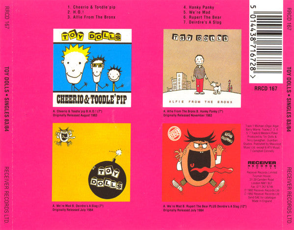 Toy Dolls : Singles 83/84 (CD, Comp, RE)