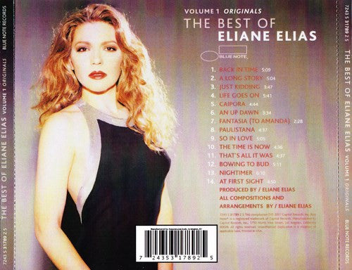 Eliane Elias : The Best Of Eliane Elias Volume 1 Originals (CDr, Comp, RE)