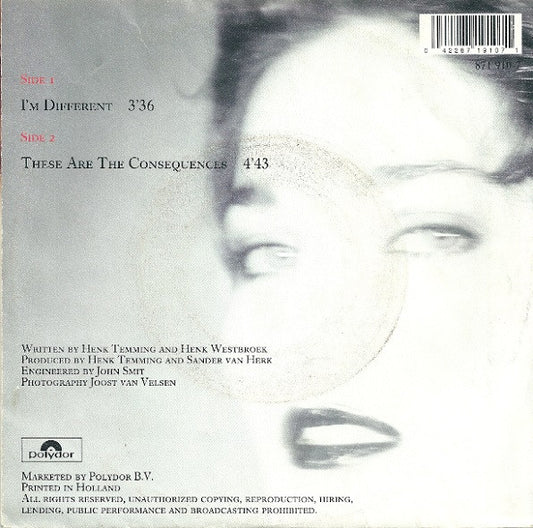 The Consequences : I'm Different (7", Single)