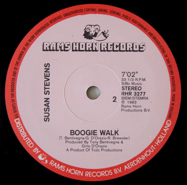 Susan Stevens : Boogie Walk (12")