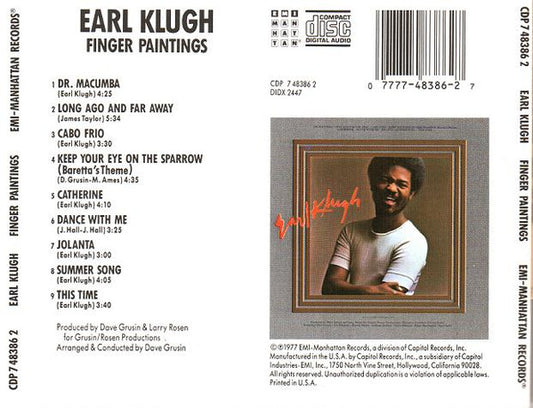 Earl Klugh : Finger Paintings (CD, Album)
