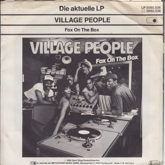 Village People : Play Bach (7")
