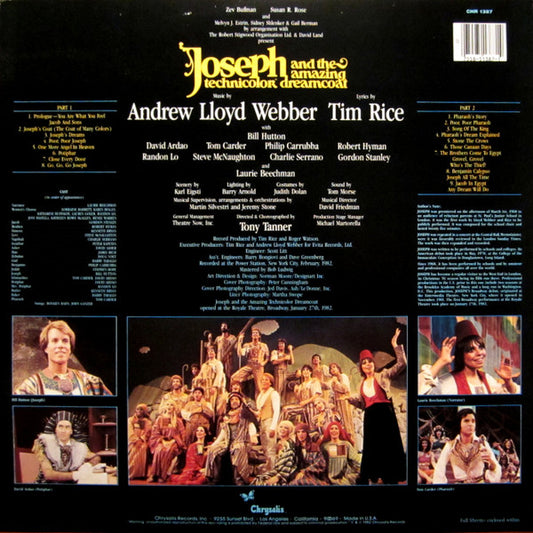 Andrew Lloyd Webber And Tim Rice : Joseph And The Amazing Technicolor Dreamcoat (LP, Album)