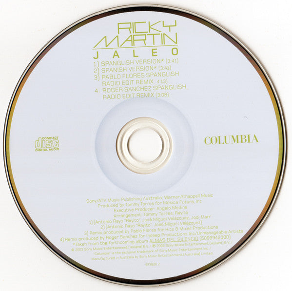 Ricky Martin : Jaleo (CD, Maxi)