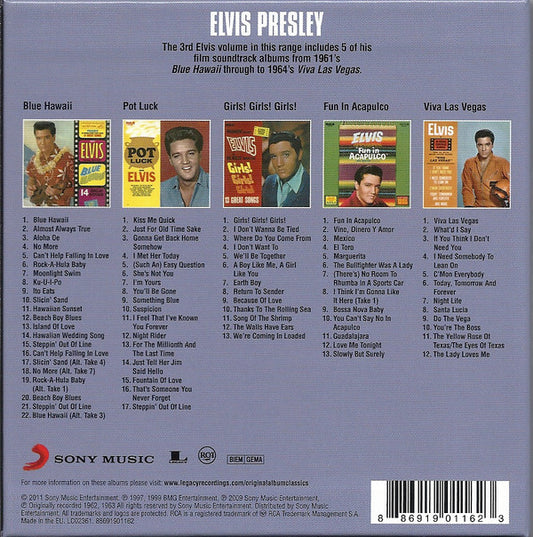 Elvis Presley : Original Album Classics (At The Movies) (Box, Comp + CD, Album, RE + CD, Album, RE + CD, Al)
