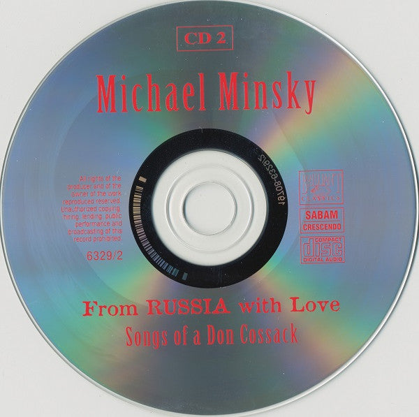 Michael Minsky : From Russia With Love (Songs Of A Don Cossack) (2xCD, Comp)