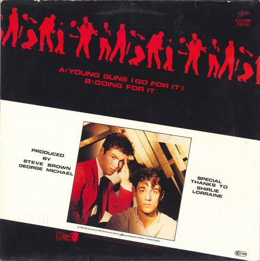 Wham! : Young Guns (Go For It) (12", Single)