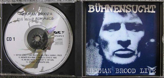 Herman Brood & His Wild Romance : The Brood / Bühnensucht - Herman Brood Live (CD, Album, RE + CD, Album, RE + Comp)
