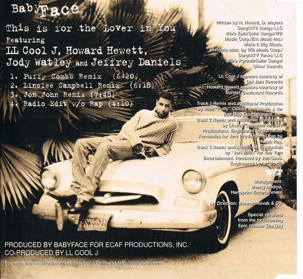 Babyface : This Is For The Lover In You (CD, Single)