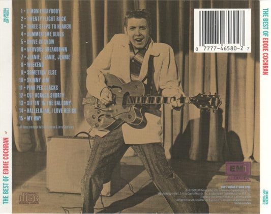 Eddie Cochran : The Best Of Eddie Cochran (CD, Comp)