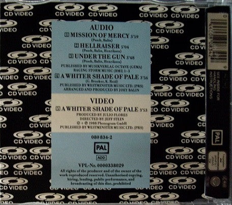 Doro : A Whiter Shade Of Pale (CDV, 5", Single, PAL)