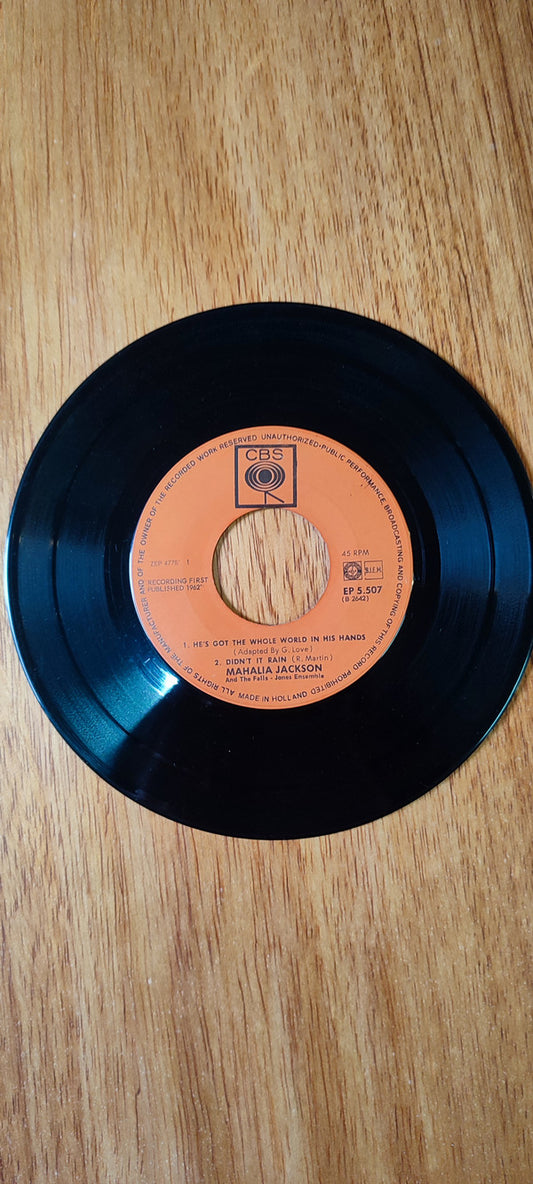 Mahalia Jackson : He's Got The Whole World In His Hands (7", EP, RP)