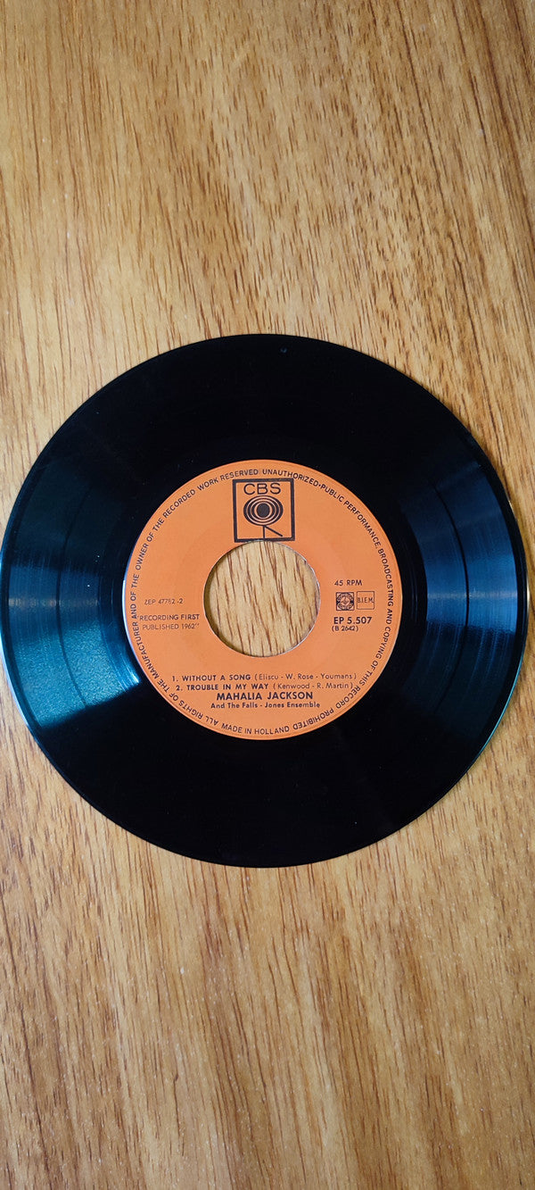 Mahalia Jackson : He's Got The Whole World In His Hands (7", EP, RP)