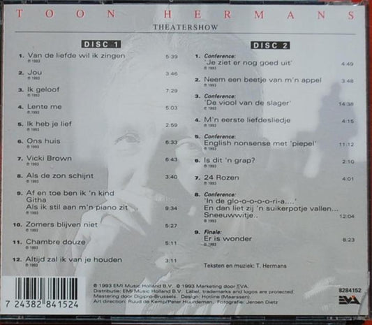 Toon Hermans : Theatershow - Ik Heb Je Lief (2xCD, Album)