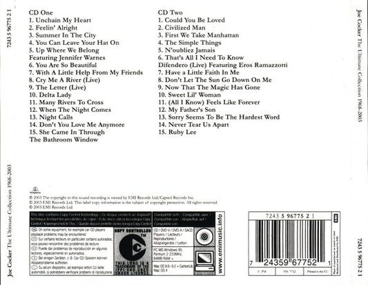 Joe Cocker : The Ultimate Collection 1968-2003 (2xCD, Comp, Copy Prot.)