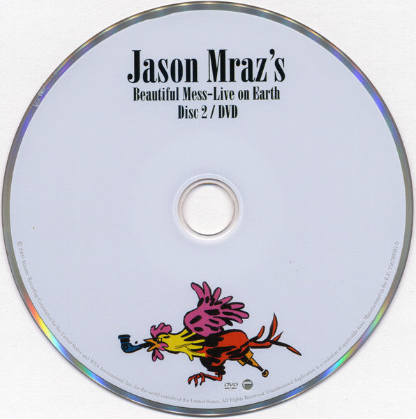 Jason Mraz : Jason Mraz's Beautiful Mess - Live On Earth (CD, Album + DVD, NTSC)