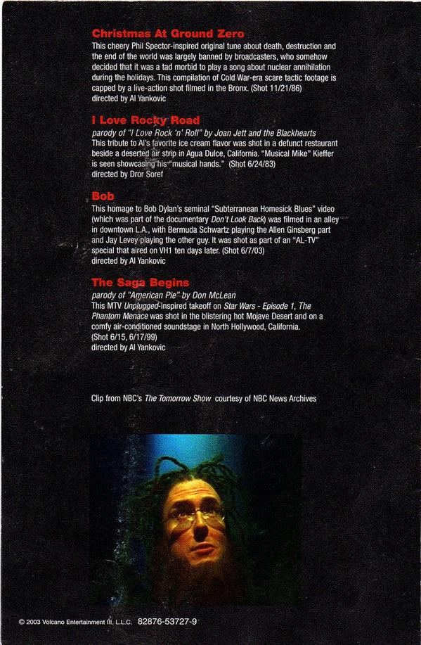 "Weird Al" Yankovic : The Ultimate Video Collection (DVD-V, Multichannel, NTSC)