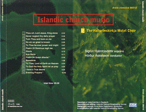 Mótettukór Hallgrímskirkju, Sigrún Hjálmtýsdóttir, Hörður Áskelsson : Northern Light (Islandic Church Music) (CD, Album)
