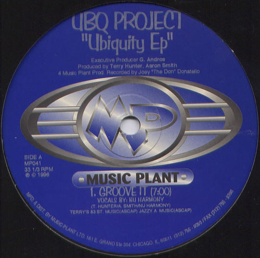 UBQ Project : Ubiquity EP (12", EP)