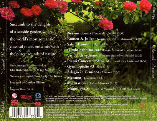 Dan Gibson's Solitudes : Classical Romance (CD, Album, Enh)