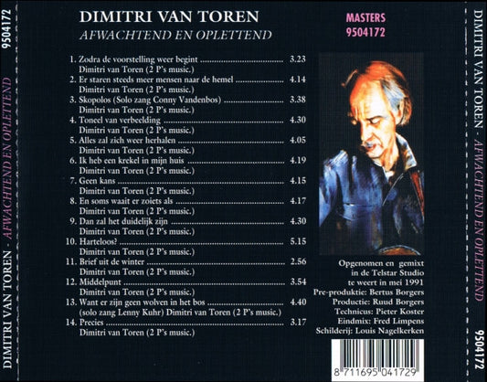 Dimitri Van Toren : Afwachtend En Oplettend (CD, Album)
