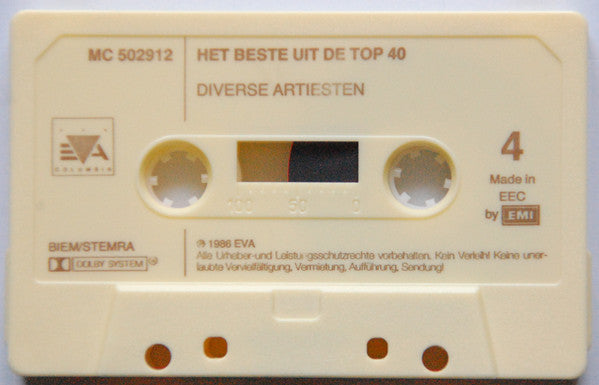 Various : Het Beste Uit De Top 40 Van 'T Jaar '86 (2xCass, Comp)