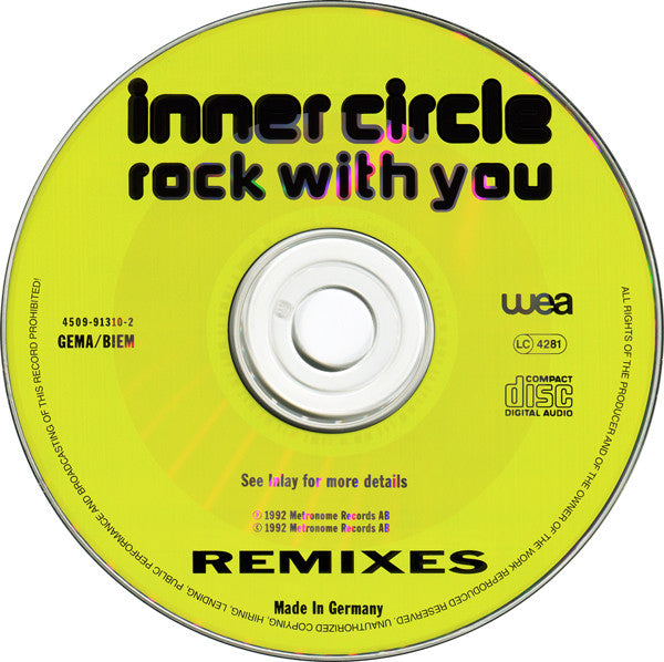 Inner Circle : Rock With You (Remixes) (CD, Maxi)