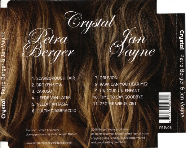 Petra Berger & Jan Vayne : Crystal (CD, Album)