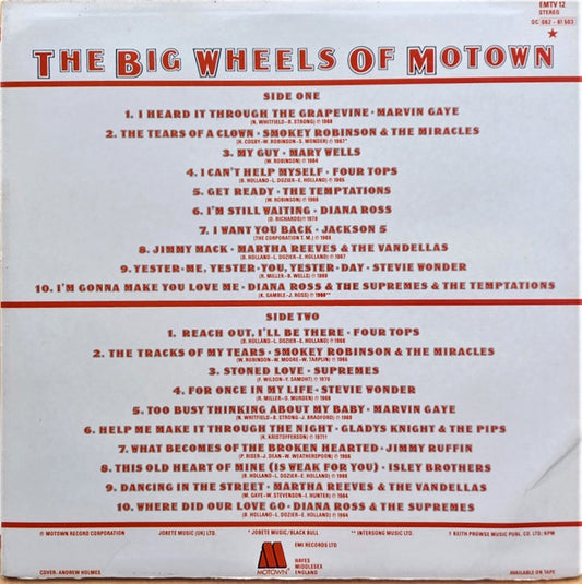 Various : The Big Wheels Of Motown (LP, Comp)