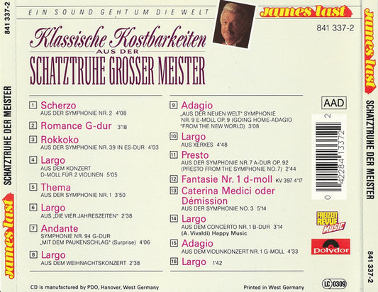 James Last : Klassische Kostbarkeiten Aus Der Schatztruhe Großer Meister (CD, Comp)