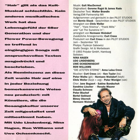 Various : Hair - Die Deutsche Neuaufnahme 1993 (CD, Album)