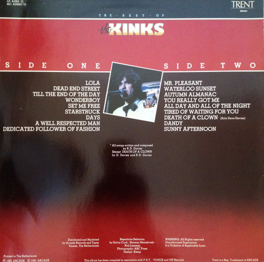 The Kinks : The Best Of (LP, Comp)