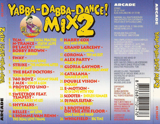 Various : Yabba-Dabba-Dance! Mix 2 (CD, Mixed)