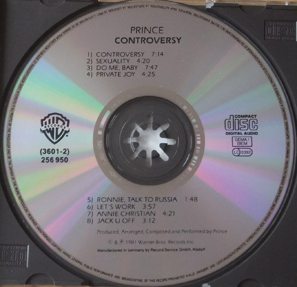Prince : Controversy (CD, Album, RE)