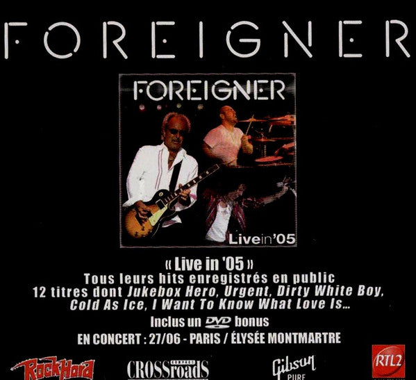 Foreigner : Live In '05 (CD, Album, O-c + DVD)