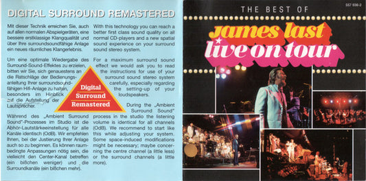 James Last : The Best Of Live On Tour (CD, Album, Comp, RM)