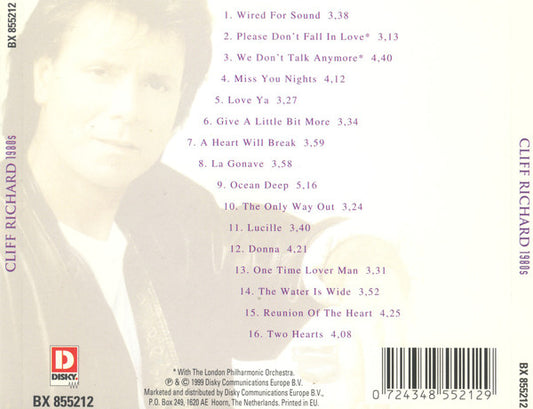 Cliff Richard : 1980s (CD, Comp)