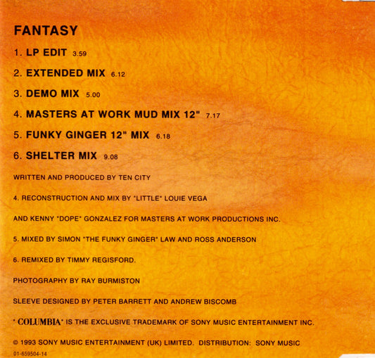 Ten City : Fantasy (CD, Maxi)