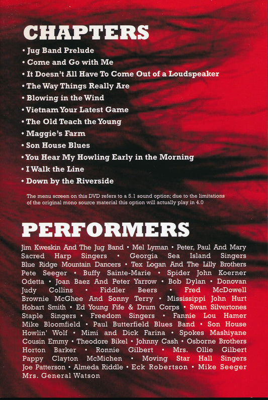 Various : Festival! (A Film By Murray Lerner • Filmed At The Newport Folk Festival) (DVD-V, PAL)