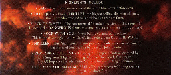 Michael Jackson : Video Greatest Hits - HIStory (DVD)