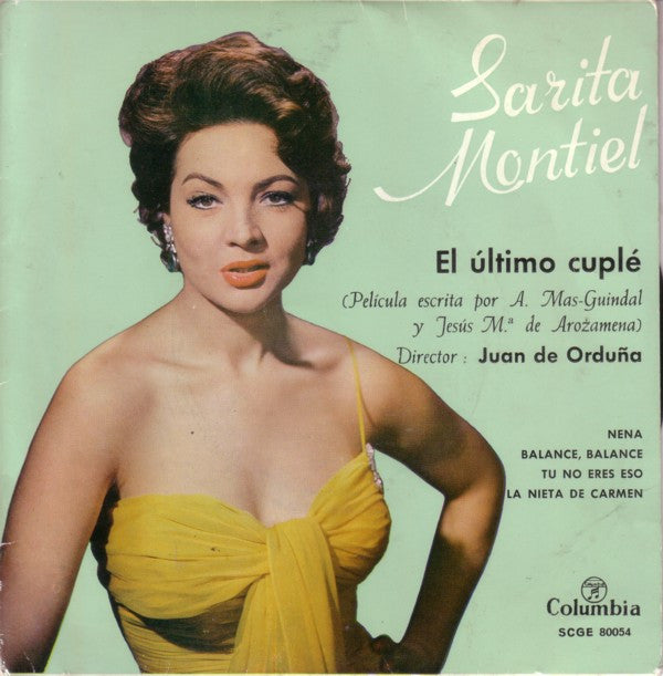 Sara Montiel : El Ultimo Cuplé (7", EP)