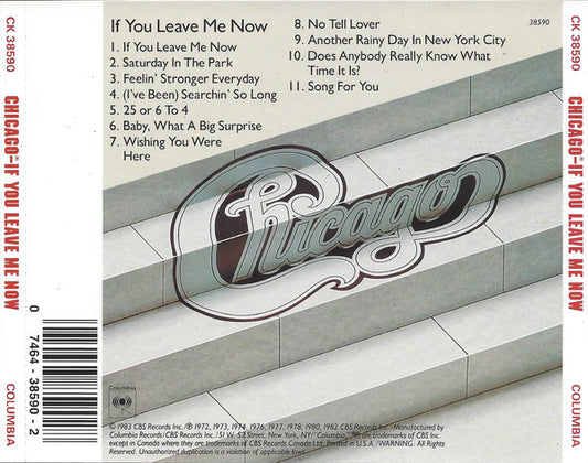 Chicago (2) : If You Leave Me Now (CD, Comp)