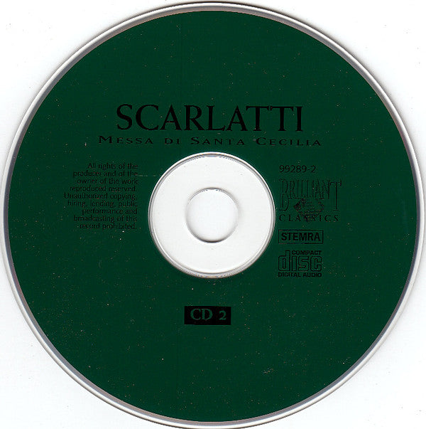 Giovanni Battista Pergolesi / Alessandro Scarlatti / Antonio Vivaldi : Stabat Mater / Messa Di Santa Cecilia / Gloria (2xCD, Comp, RE)