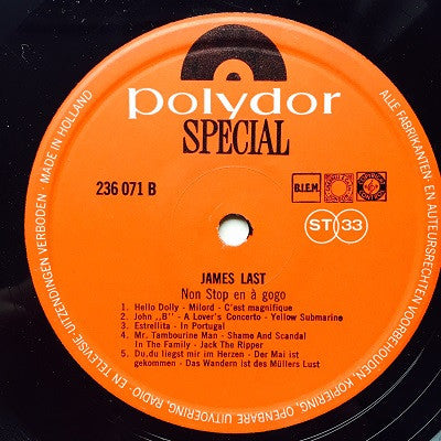 James Last : Non Stop & À Gogo (LP, Comp, Bla)