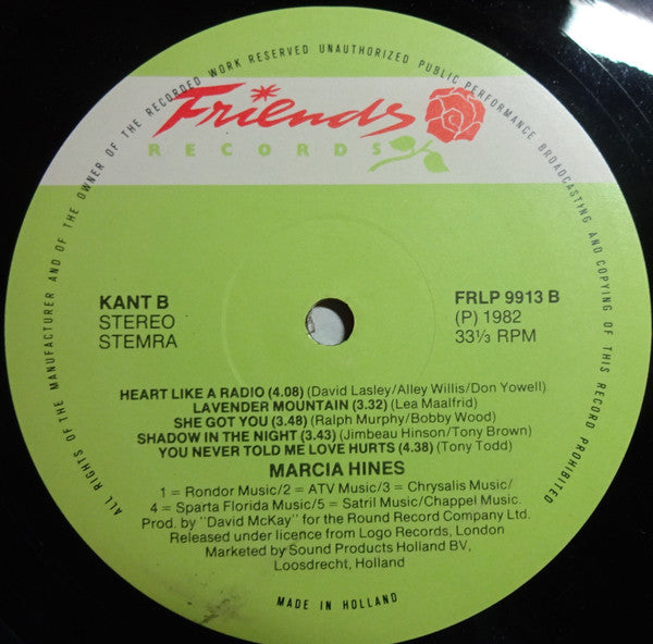 Marcia Hines : Love Sides (LP)