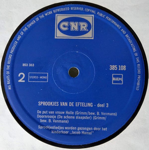 Various : Sprookjes Van De Efteling - Deel 3 (LP, Album, RE)