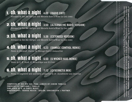 The Weather Girls : Oh, What A Night (CD, Maxi)