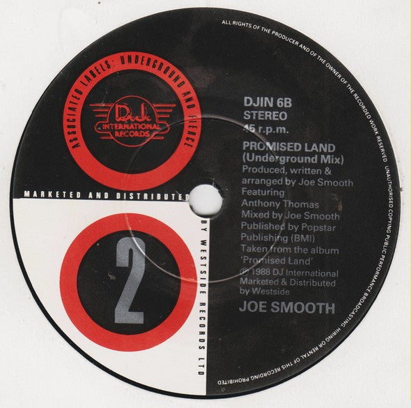Joe Smooth : Promised Land (7", Single)