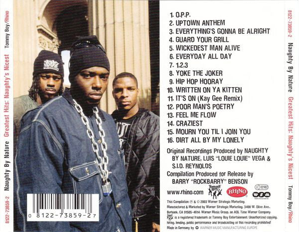 Naughty By Nature : Greatest Hits: Naughty's Nicest (CD, Comp)